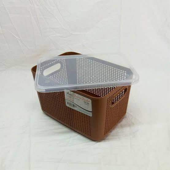 Baby Clothing Basket With Transparent Lid, Multifunctional Organizer Basket, Toy Snack Book Storage Basket Baby Clothing Basket With Transparent Lid, Multifunctional Organizer Basket, Toy Snack Book Storage Basket
